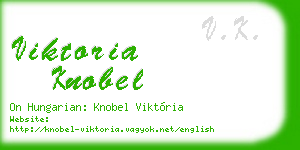 viktoria knobel business card